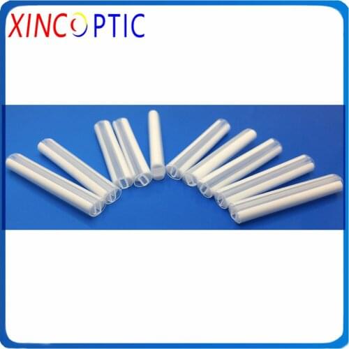 6Fibers 40mm Ribbon Fiber Splice Protection Sleeve with Ceramic Support,6cores Dual Ceramic Fiber Fusion Splicing Tube