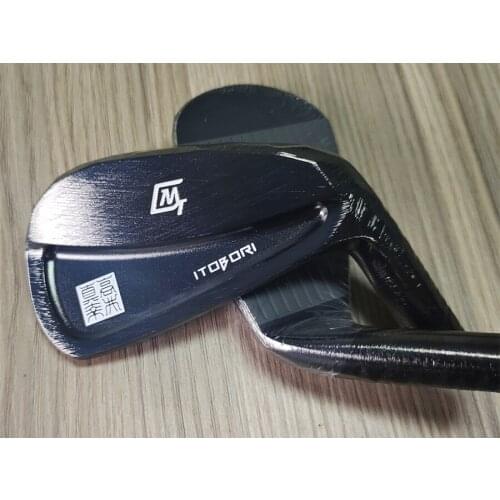 7PCS Golf Clubs MTG ITOBOTI Iron Set MTG ITOBOTI Golf Forged Irons Black Golf Clubs 4-9Pw Graphite/Steel Shaft With Head Cover