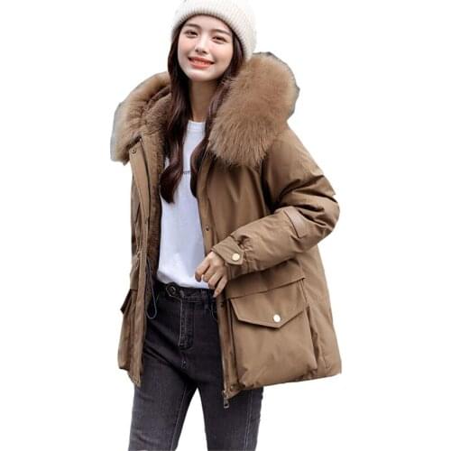 Женские парки с мехом BHIGJYT China At AliExpress