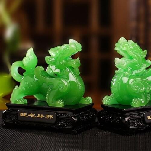 Mythical wild animal ornaments Moral and financial gain Decoration products gift Automobile decoration Desktop furnishing articl