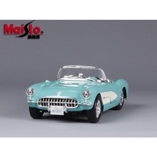 1:24 Maisto Die-cast Metal Alloy Diecast Vehicle 1957 Chevrolet Classic Car Model Toy Adult Collection Birthday Present Souvenir