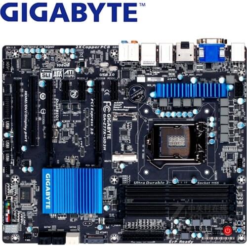 LGA 1155 For Intel DDR3 Gigabyte GA-Z77X-UD3H Motherboard USB3.0 32G Z77X-UD3H SATA III 32G Desktop Mainboard Z77 Z77X UD3H Used