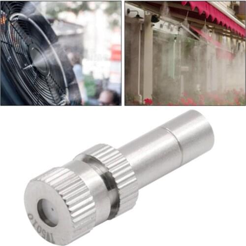 Atomizing Nozzle Low Pressure Atomizing Cooling Humidifying Nozzle Spray Head Sprinkler Spray Base 0.15-0.8mm Atomizing Nozzle