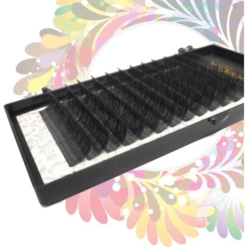 Baiside Mix 8~15mm 12 lines handmade eyelash extension natural soft faux mink eyelashes lashes