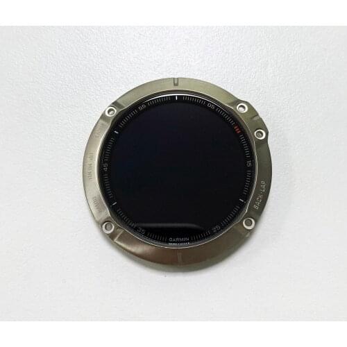 Original LCD Display Screen For GARMIN Fenix6 Sapphire Fenix 6 Sapphire Titanium Silver LCD Panel Sport Watch Replacement Parts
