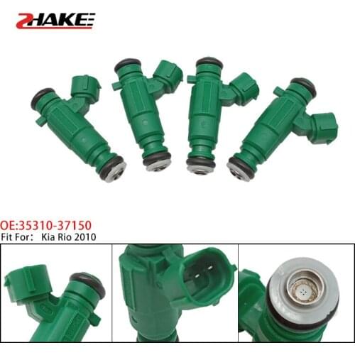 4pcs Hot sale auto spare parts fuel injector OEM 35310-37150 for Rio Accent 1.6L 2006-2009