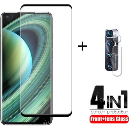 4-in-1 For Xiaomi Mi 10 Ultra Glass For Mi 10 Ultra Protective Glass Screen Protetor For Mi Note 10 Lite Pro Mi 10 Ultra Glass