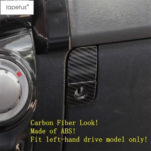 Lapetus Accessories Fit For Toyota 4Runner 2010 - 2019 ABS Copilot Storage Decoration Glove Box Switch Molding Cover Kit Trim