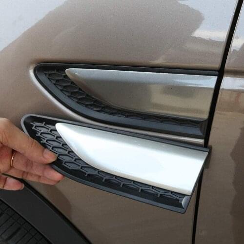 Car Side Flow Air Vent Fender Cover Trim For Land Rover Discovery Sport 2015-2018 ABS Replacement Parts 2Pcs/set