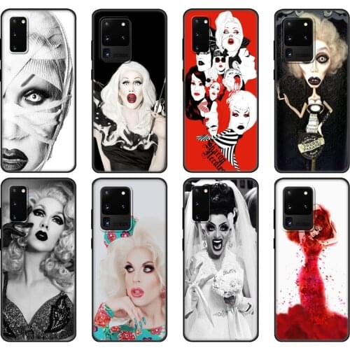 Black tpu Case For Samsung galaxy S20 /S20 PLUS/S20 ultra/S20+ /S20FE back cover RuPauls Drag Race Fashion