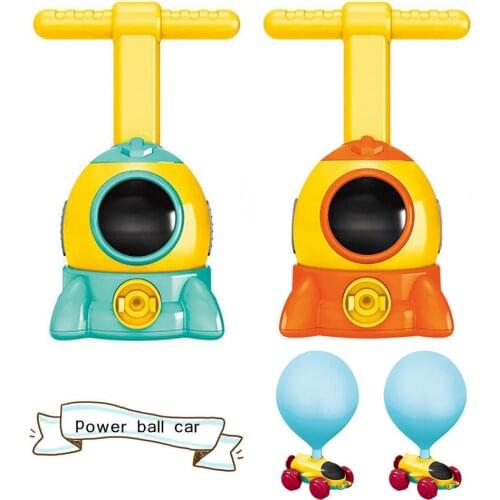 Kids Balloon Car Toy Educational DIY Toy Inertial Power Car Perfect Gift For Toddlers Children Early Education