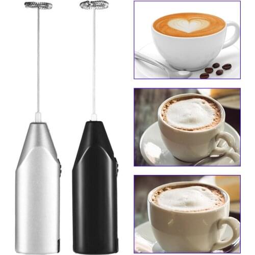 Electric Milk Frother Kitchen Drink Foamer Whisk Mixer Stirrer Coffee Cappuccino Creamer Whisk Frothy Blend Whisker Egg Beater