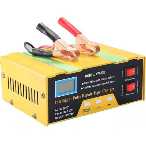 Intelligent 12V Car And Motorcycle Battery Charger Pulse Repair Type Lead-acid Battery Multifunctional Charger