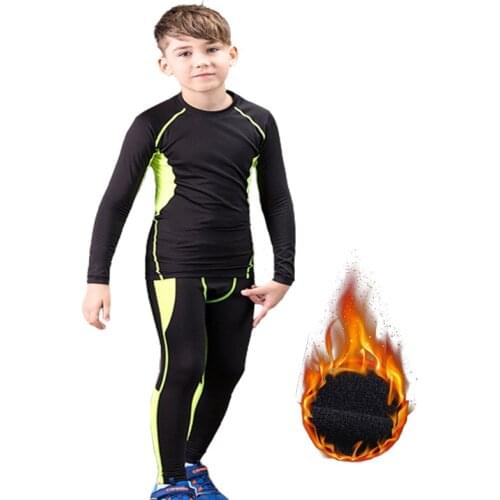 Thermal Underwear Set Children Winter Warm Long Johns Masculino Fast-Dry Long Thermo Underwear Lucky John Boys Child Leggings