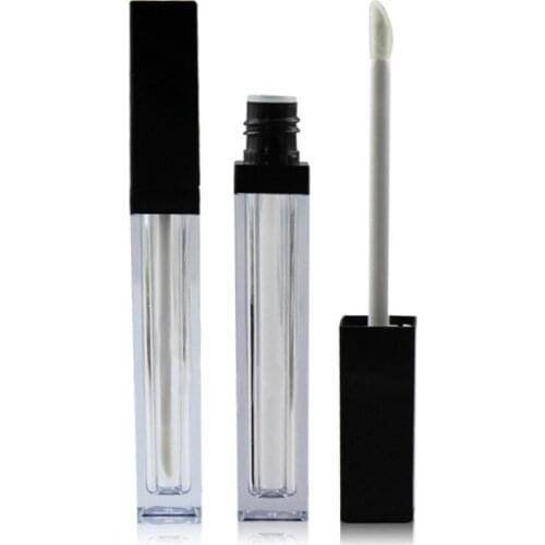MAANGE 5ML Mini Plastics Empty Little Clear Chapstick Lip Gloss Tube Lipstick Balm Bottle Container Cosmetic Bottle White