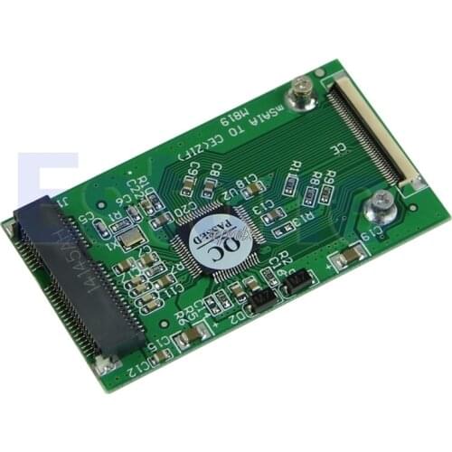Mini PCI-E mSATA SSD To 40pin 1.8" ZIF Cable Adapter Card Z09 Drop ship