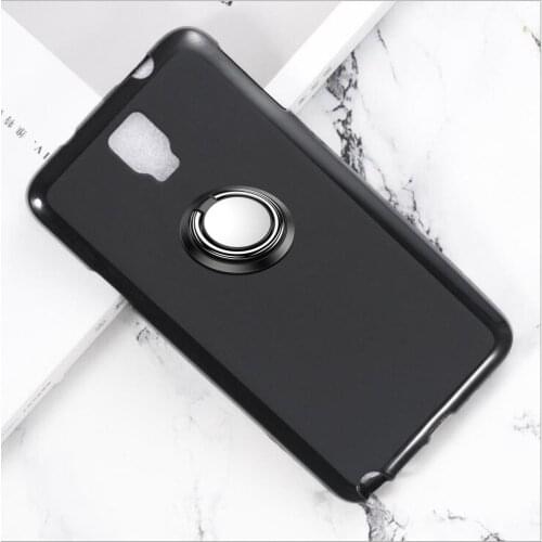 Soft Case For Samsung Galaxy Note 2 3 Neo 4 5 6 7 8 9 10 20 Ultra Plus Lite Edge Back Ring Metal Car Magnetic Holder Cover