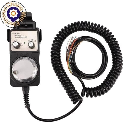 New 4-axis 6-axis CNC motion controller electronic handwheel encoder handheld encoder MPG controller manual pulse generator mach