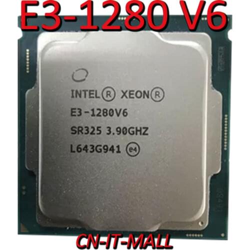 Intel Xeon E3-1280 V6 CPU 3.9GHz 8M 4 Core 8 Threads LGA1151 Processor