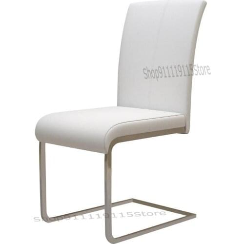 Simple Modern Adult Dining Chair Back Bow Chair Family Restaurant Dining Table Chair Office Negotiation Reception Chair