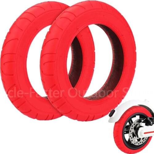 10 Inch Rubber Outer Tire for Xiaomi M365 Electric Scooter Automatic Intelligent Red Outer Inner Tube Wheel Tyre For Xiaomi M365