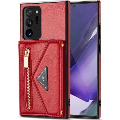 Luxury Neck Strap Pu Leather Wallet Case For Samsung Galaxy S20 S21 Plus A51 A71 A52 A72 5G Note 20 Ultra Cover Cards Slots