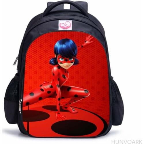 16 Inch Cartoon 3D Printed Pink Girls Children School Bags Orthopedic Backpack Kids Boys Girls Mochila Infantil Cartoon Bags