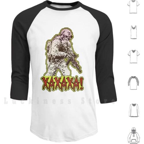 Xaxa Hoodie Long Sleeve Russian Military Retro