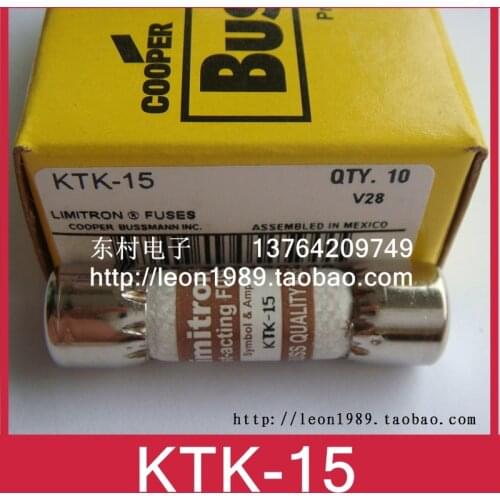 US BUSSMANN fuse ceramic fuse Limitron KTK-15 15A 600V