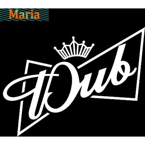 High Quality Creative Dub King Car Sticker Windshield Bumper Motorcycle Helmet Decals High Quality KK Vinyl Cover Scratched