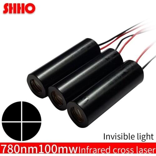 High quality laser level parts 780nm 100mw infrared cross laser module IR laser cross line industrial class positioning marking