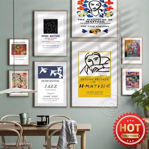 Matisse Museum Exhibition Poster, Henri Matisse Woman Beside The Water Art Print, Vintage Art Oil Painting Home Decor, Wall Art