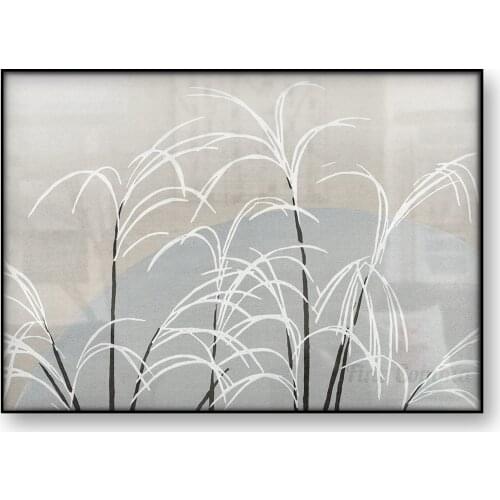 Japanese Art Poster Moon and Grasses Unsodo Traditional Japan Woodblock Canvas Print Vintage Wall Art Asia Painting Home Decor