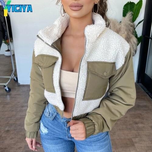 Женские куртки с мехом YICIYA China At AliExpress