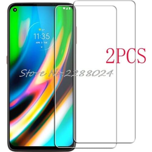 2PCS FOR Motorola Moto G9 Plus Tempered Glass Protective On G9Plus XT2087-1 Screen Protector Glass Film Cover