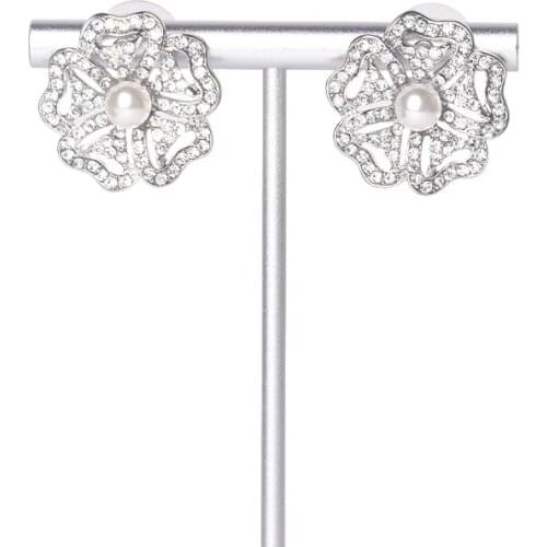 European and American temperament pearl earrings 2020 new trendy geometric high-end medium and long earrings women weddi