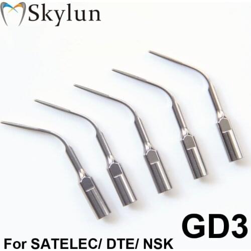 10PCS Dental Ultrasonic Scaler Tips GD3 Dental Supragingival Scaling Tip fit DTE/Satelec Ultrasonic Scaler GD3