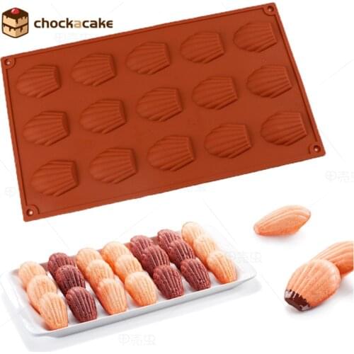 DIY Shell Shaped Silicone Cake Mold /Madeleine mold /Silicone Chocolate/Kids Christmas bakeware Cake Decorating Tools