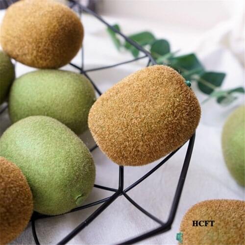 Artificial kiwifruit kiwi berry fake fruit model home hotel restaurant Shop Store decoration faux Simulation Kiwi fruit props