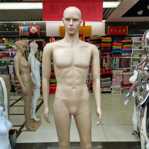Wholesale 185CM manikin fashion Male torso display jewelry mannequin for clothes realist body Plastics full body mannequin B260