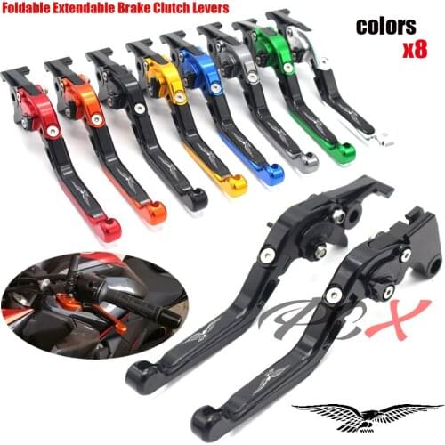 Motorcycle CNC Aluminum Folding Extendable Brakes Clutch Levers For MOTO GUZZI GRISO 2006-2014, BREVA 1100 2006-2012