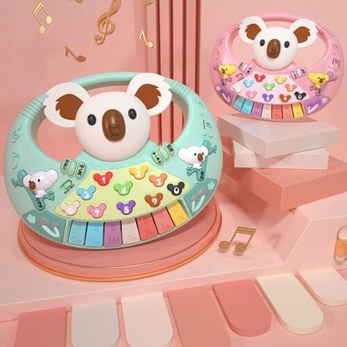 Montessori Hot Sale Musical Instrument Toy Baby Kids Animal Koala Piano Developmental Music Educational Toys For Children Gift