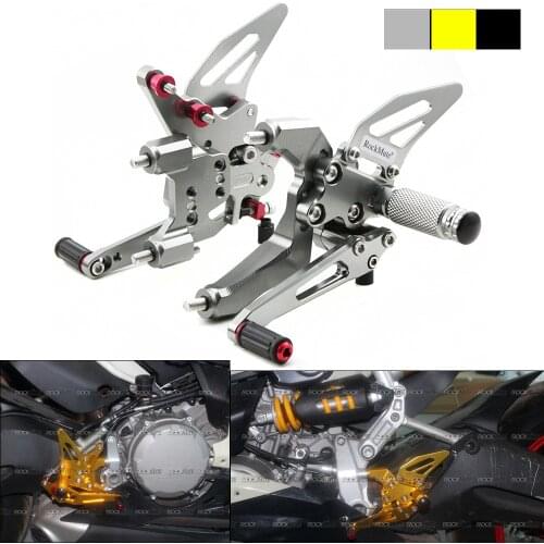 Rider Rear Set Rearsets Foot Peg Rest Footpeg Brake Shift Shifting Lever Pedal For DUCATI 959 Panigale 17-20 2017 2018 2019 2020