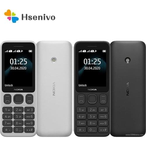 Nokia 125(2020)Refurbished-Original Unlocked125 FM Radio Dual SIM Cards Good Quality Unlocked Mobile Phone refurbished