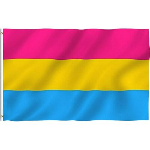 Hanging 90 X 150cm Omnisexual LGBT Pride Pansexual Flag For Decoration Banner Bunting gifts