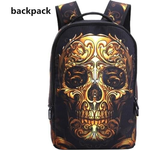 Outdoor Trail Hiking Skull Backpacks Cycling Travel Backpack Tactical Dry Bag Camping Men Women Student Bags Mochila Rucksack