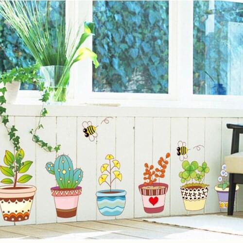 Garden Flower Home Decor Kids Room Wall Decal 732 Decorative Adesivo De Parede Removable Pvc Wall Sticker