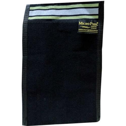 Silk Back and Body Pouch Black 17 X27