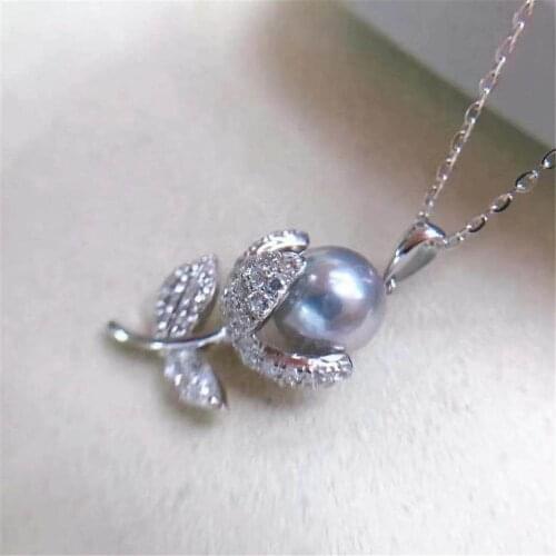 S925 Sterling Silver Screw Eye Pin Bail Top Drilled Beads End Cap For DIY Pearl Charm Pendant Connectors Jewelry Making