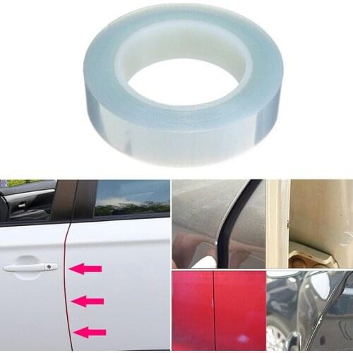 Car Sticker Protector Strip Film Transparent Nano Velcro Auto Door Edge Side Guard Anti Collision Scuff Protection Universal